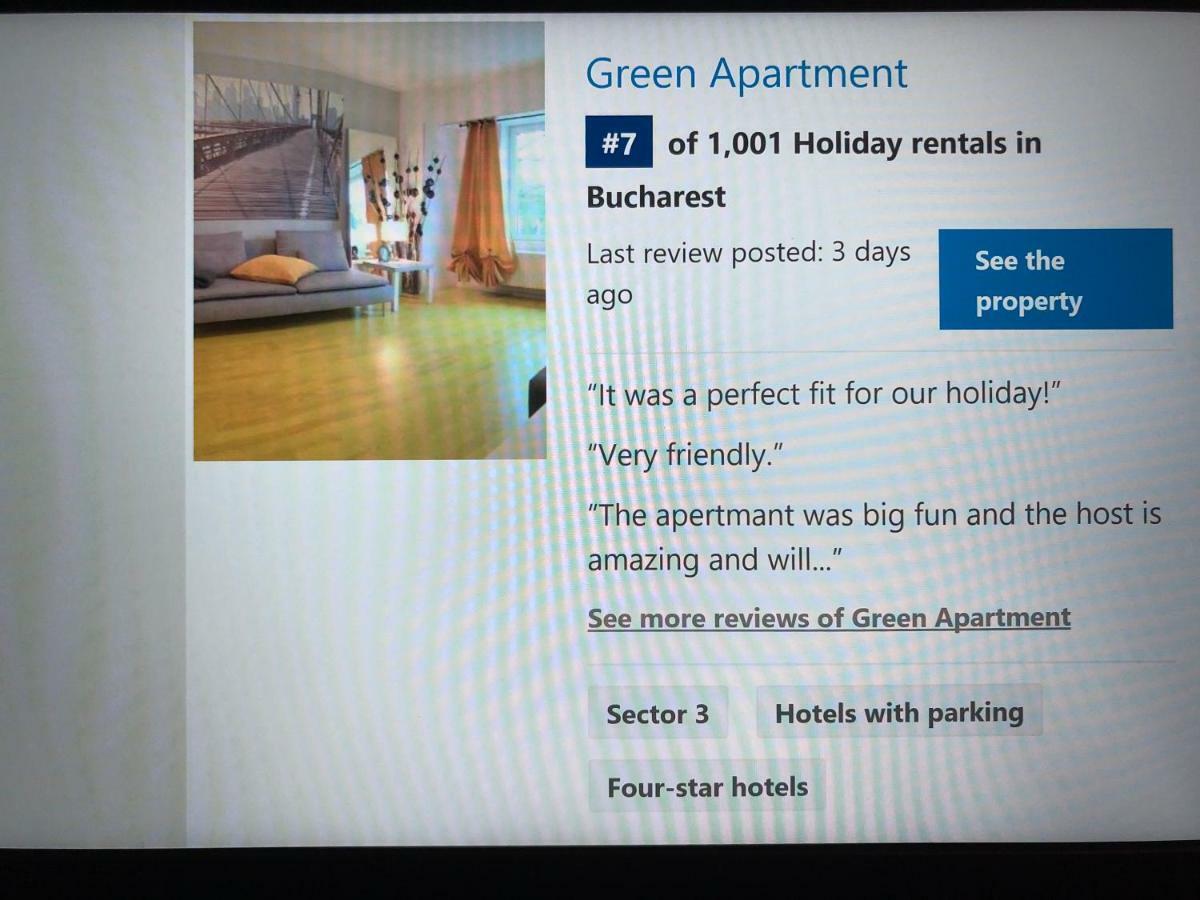 Green Apartment 6 Бухарест Экстерьер фото